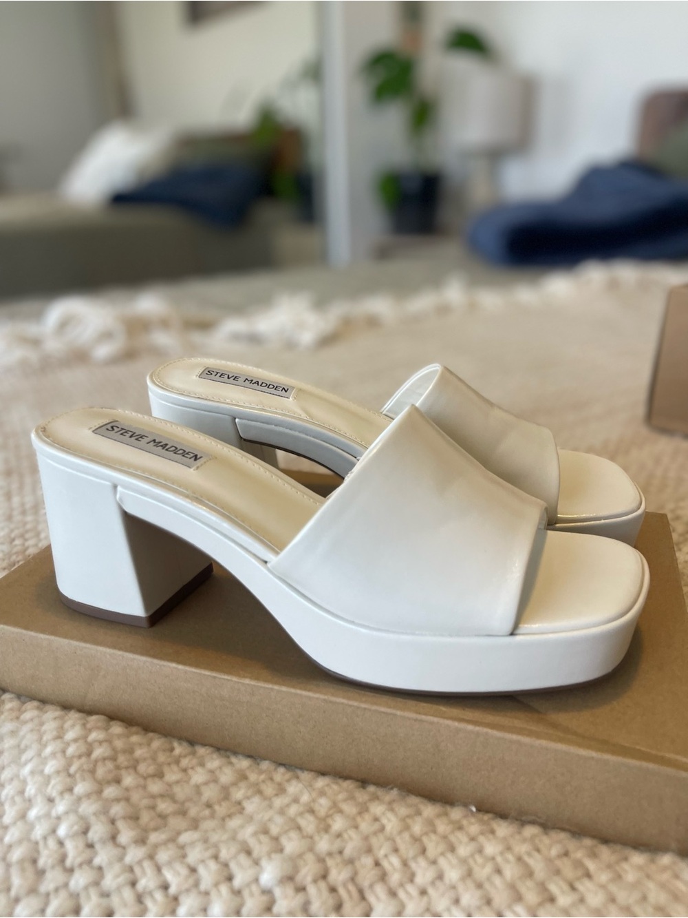 Steve Madden Off-White Islah Sandal
